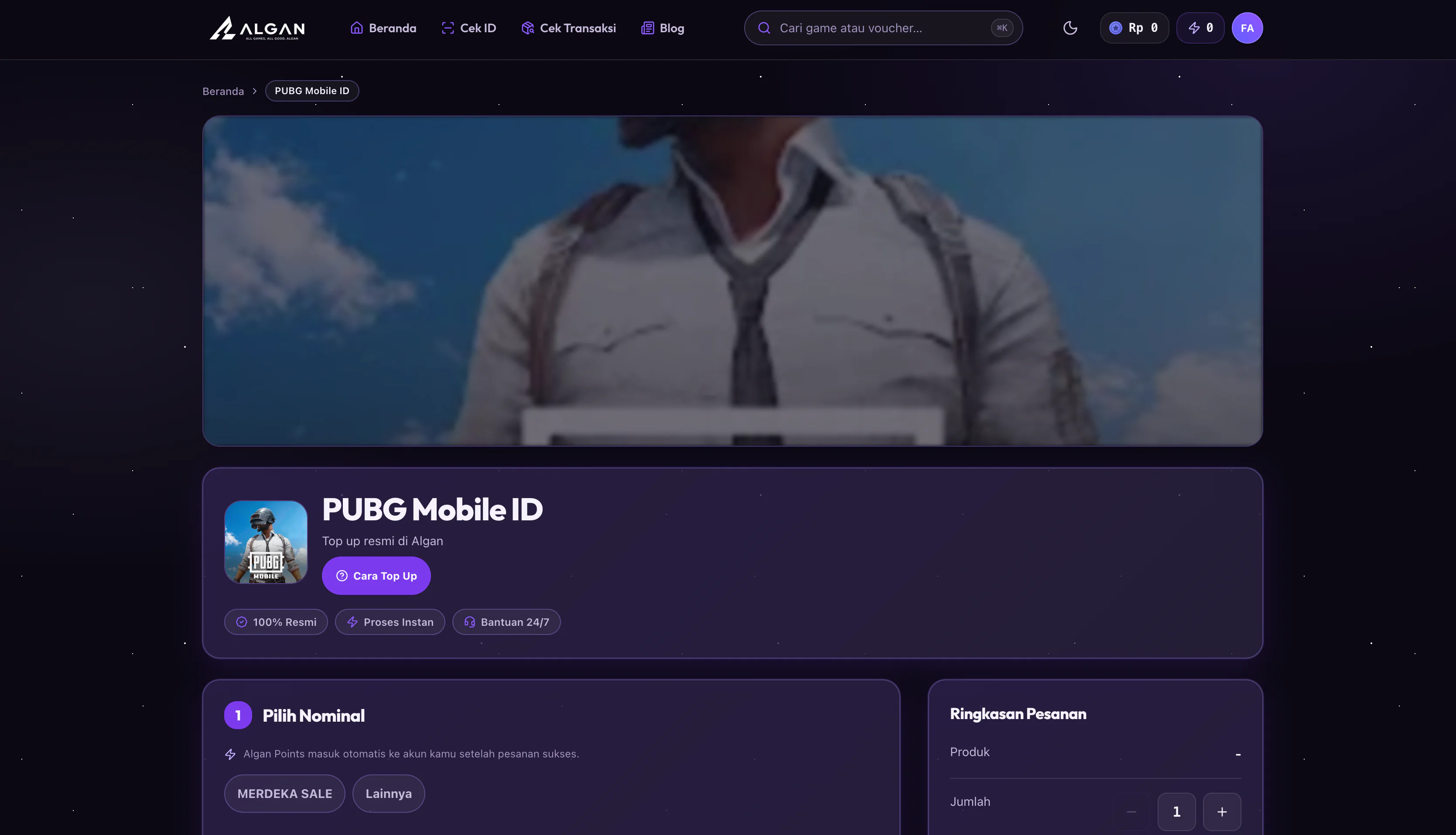 Buka Produk PUBG yang Sudah Sesuai di Algan - UC PUBG Mobile ID atau Global? Cara Memilih Produk yang Sesuai Akun