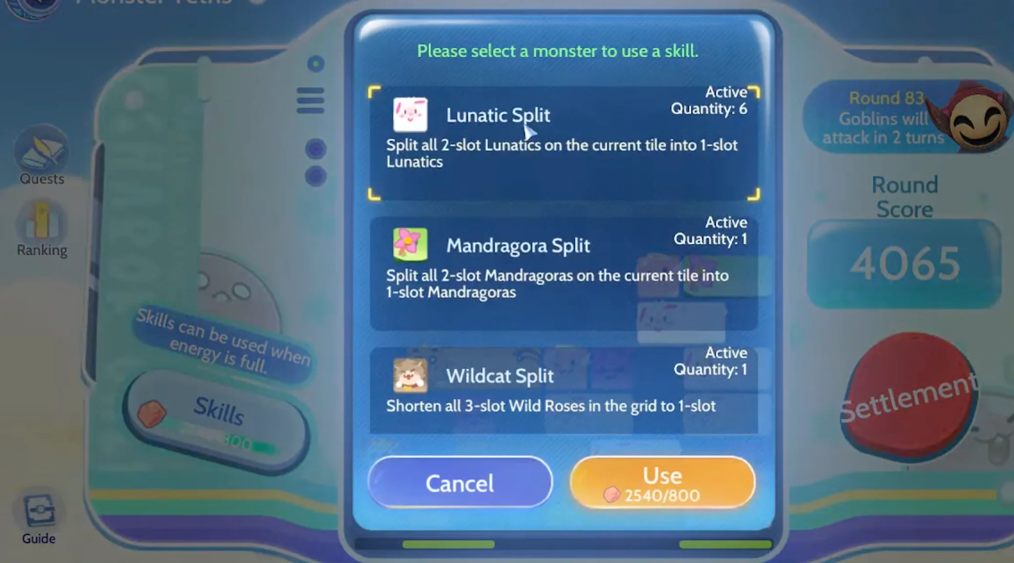 Bagaimana Memakai Skill tanpa Menebak Efeknya? - Monster Tetris ROOC 2026: Cara Main, Skill, dan Tips Kejar High Score
