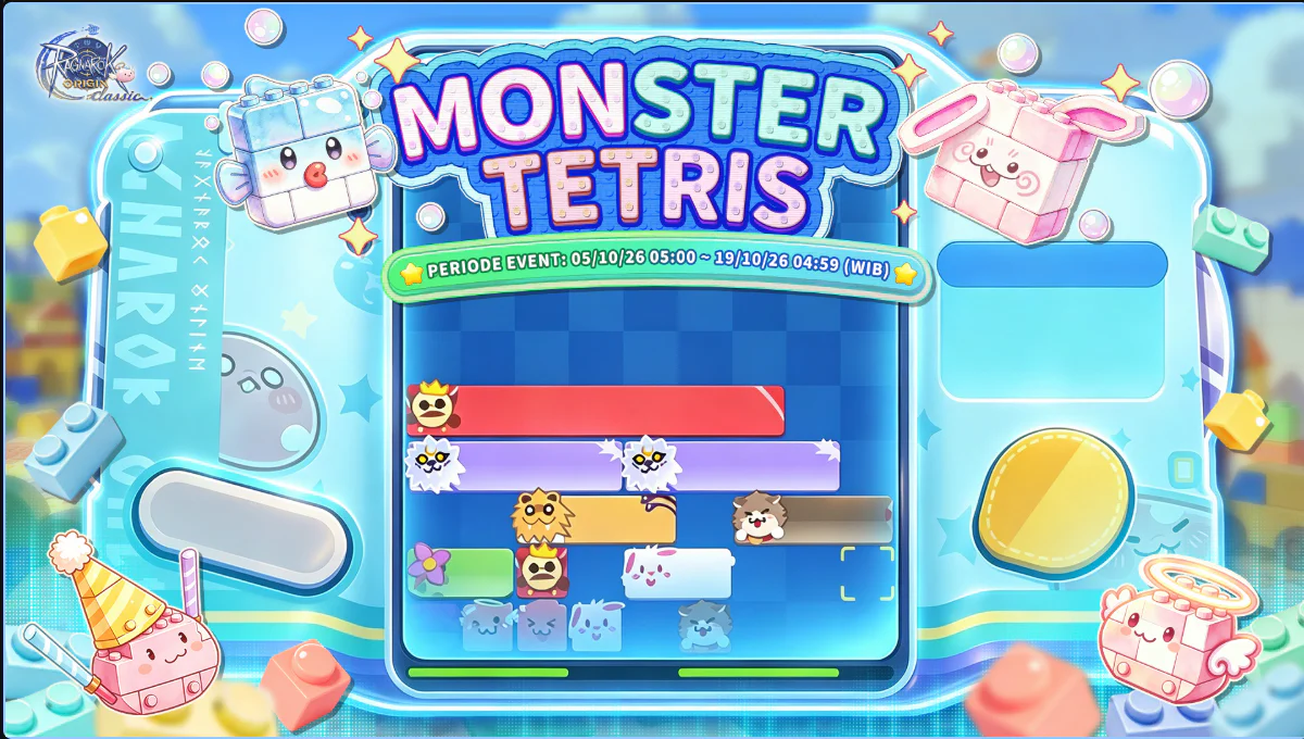 Apa yang Harus Dilakukan di Monster Tetris? - Monster Tetris ROOC 2026: Cara Main, Skill, dan Tips Kejar High Score