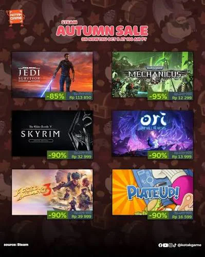 Persentase Besar Belum Tentu Pembelian Terbaik - Steam Autumn Sale 2026 Sudah Mulai: Jadwal Berakhir WIB dan Cek Diskon
