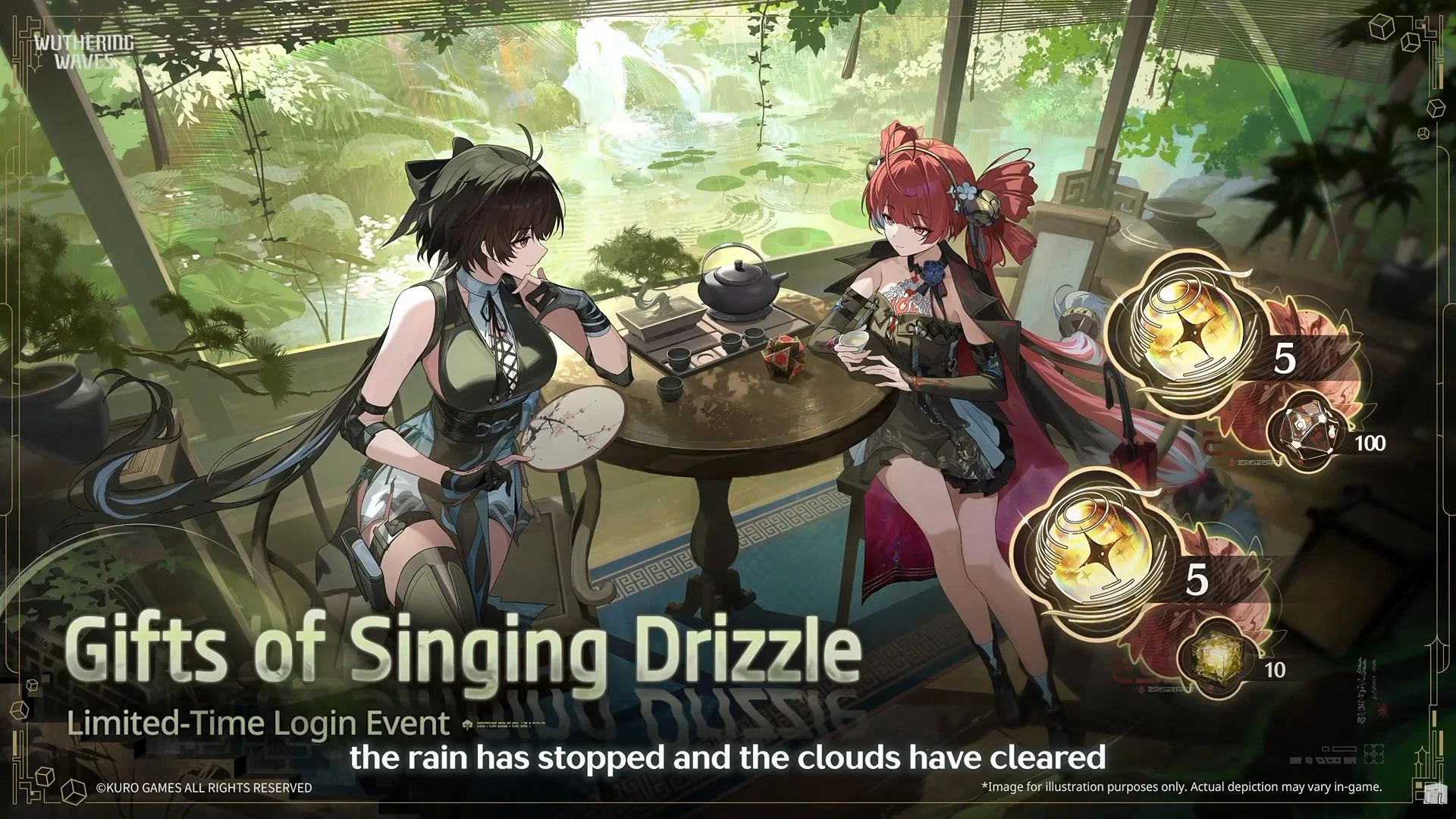 Cara Memasukkan 10 Tide ke Rencana Pull - Gifts of Singing Drizzle WuWa 3.7: Cara Dapat 10 Radiant Tide Gratis