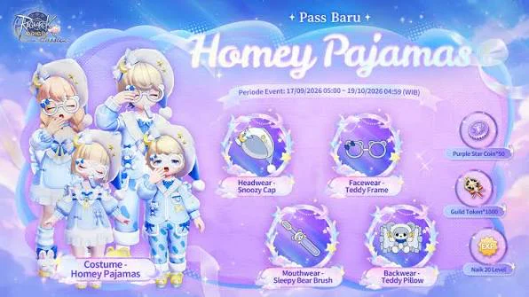 Jadwal Pass yang Perlu Kamu Simpan - 0.5 Anniversary Exploration Pass ROOC: Reward, Costume, dan Cara Naik Level