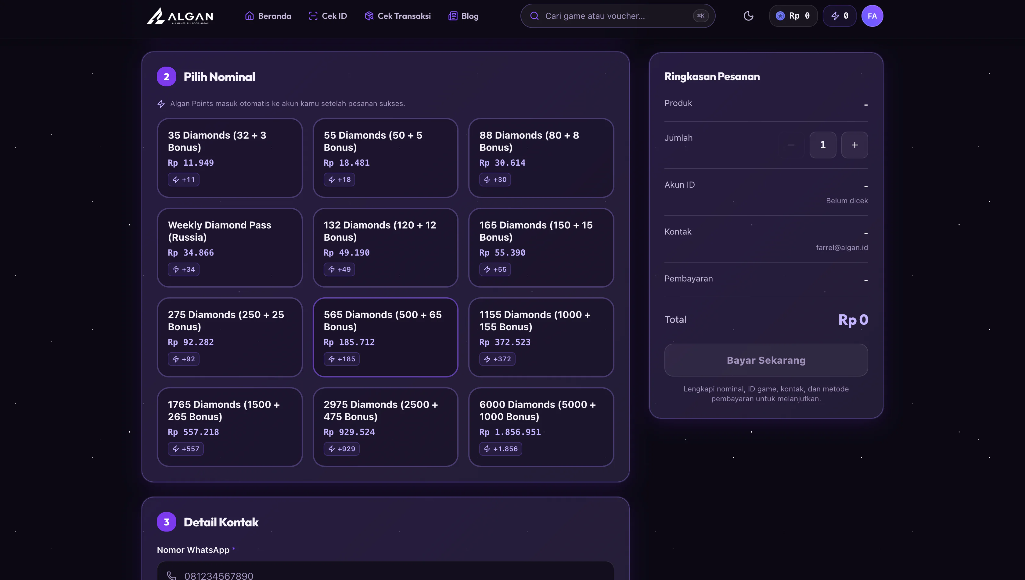 Jangan Salah Membaca Bonus Diamond - Top Up MLBB Rusia Perlu VPN? Cek Region Akun Sebelum Bayar
